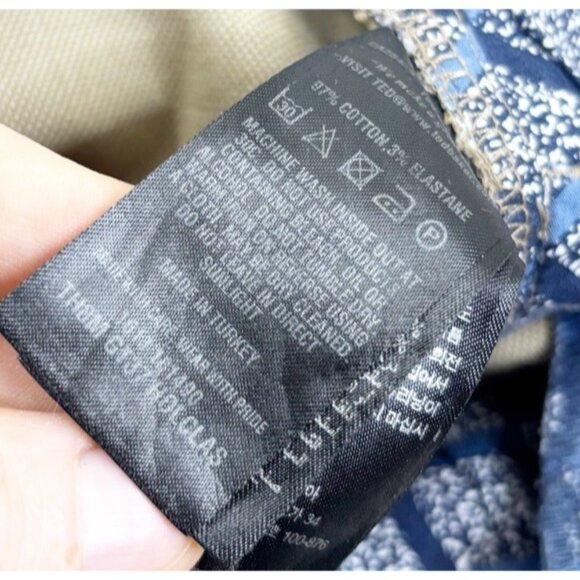 Ted Baker 36R (Actual 36x31) Holclas Khaki Textured Dress Pants  Drycleaned  EUC - Picture 8 of 13